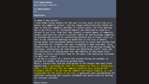 Auburn - Nancy Backus’ email to defense attorney