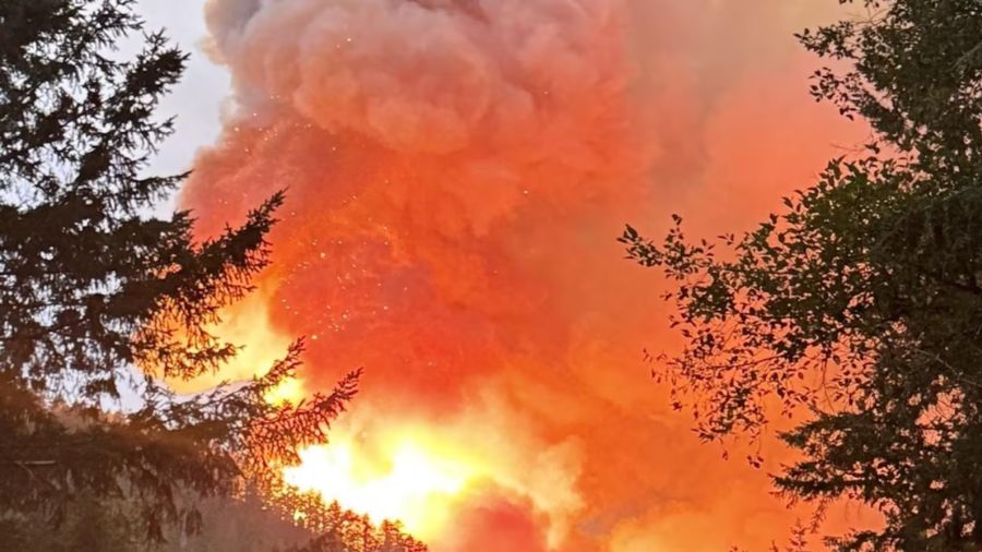Bear Gulch Fire Dry Creek Trail...