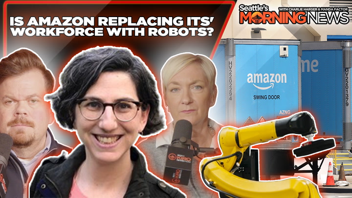 Watch Is Amazon replacing its' workforce with robots?