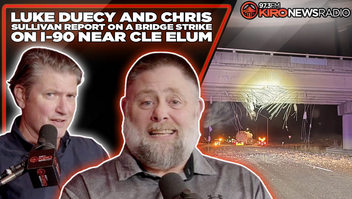 Watch Semi-Truck Strikes I-90 Overpass