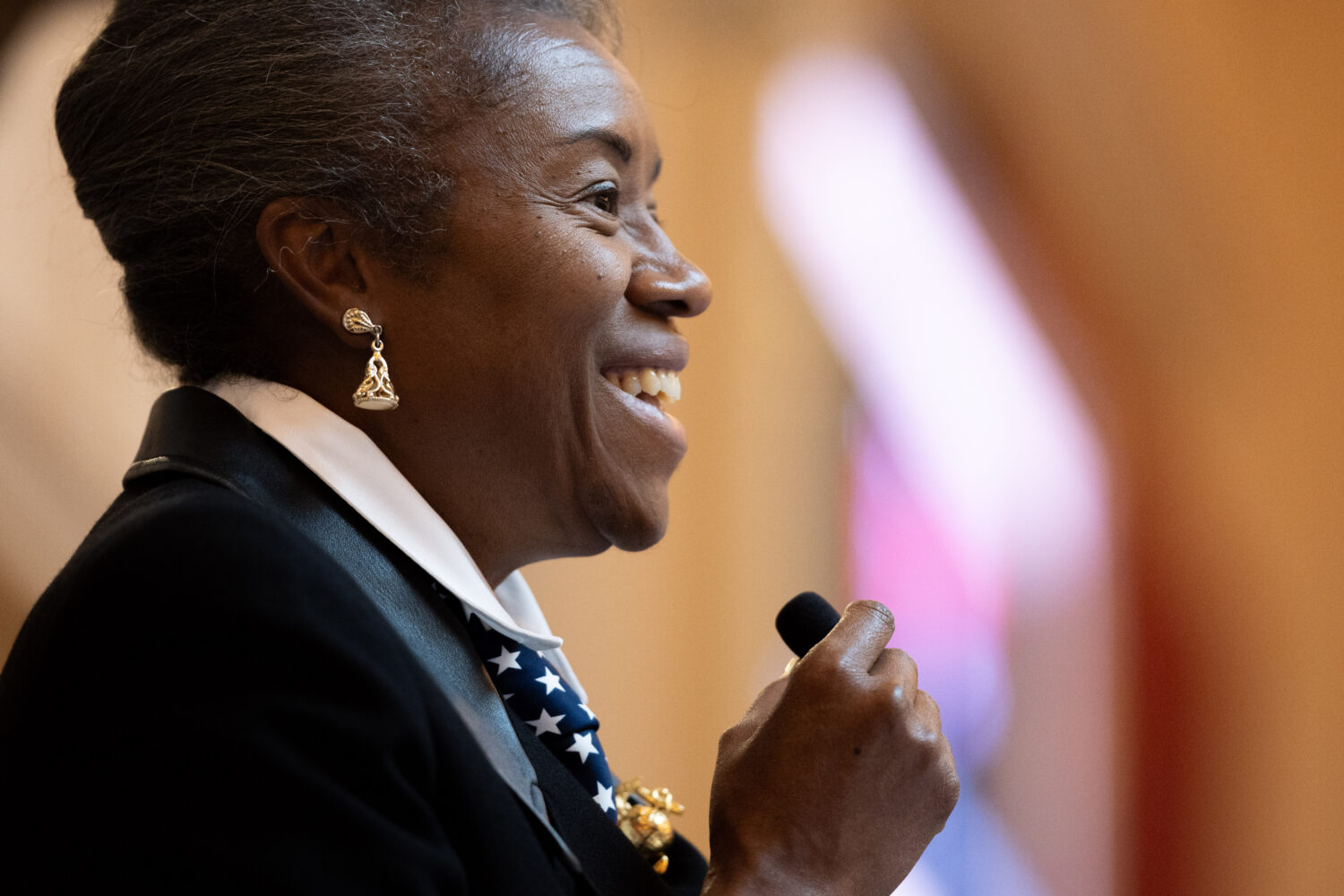 Republican gubernatorial candidate and current Lt. Gov. Winsome Earle-Sears resides over the Virgin...