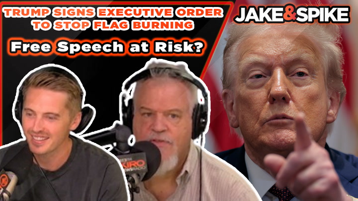 Watch Trump Signs Executive Order to Stop Flag Burning