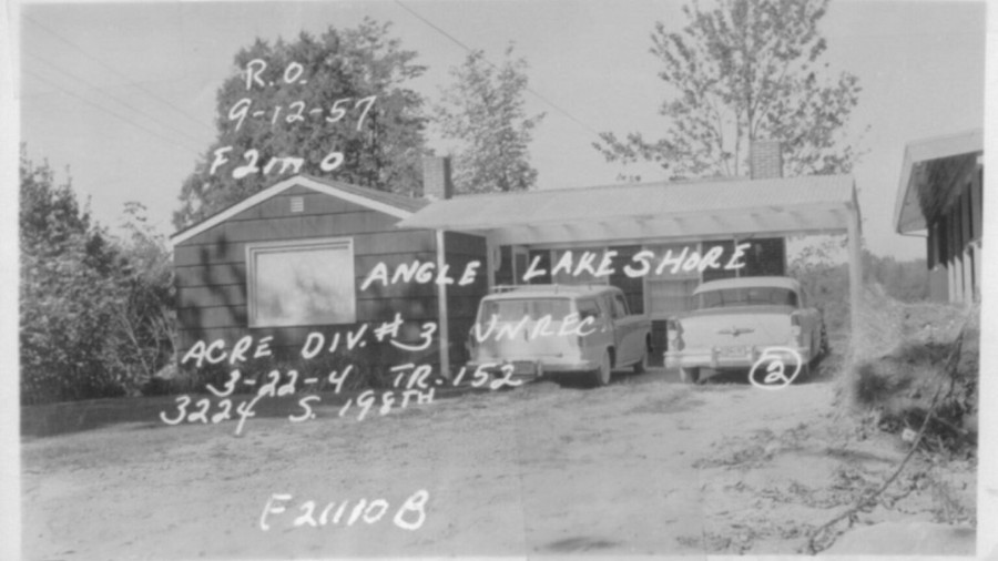 Image: A tax assessor's photo of the home near Seattle-Tacoma International Airport (Sea-Tac Airport) that Irene Johnson shared with her husband Don Schaap, who was a member of the cabin crew of Flight 293. When Johnson later sold the home, the man who bought it – who worked for the FAA – told her he had seen a report attributing the downing of Flight 293 to a missile.