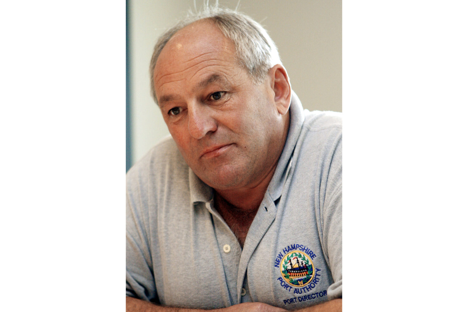 FILE - State Ports and Harbor Director Geno Marconi is seen at his office in Portsmouth, N.H., Wedn...