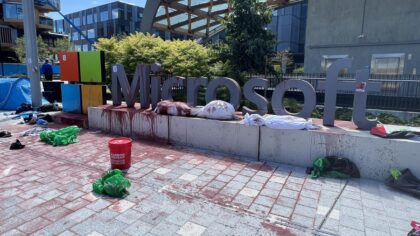 18 arrested during pro-Palestinian protest at Microsoft in Redmond