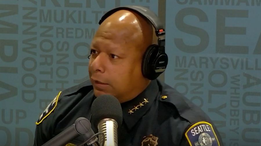 Seattle police chief Shon Barnes...