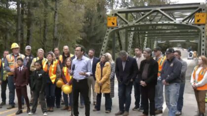 White River Bridge officially reopens, weeks ahead of schedule