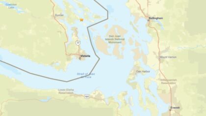 2.9 magnitude earthquake strikes Canada near San Juan Islands