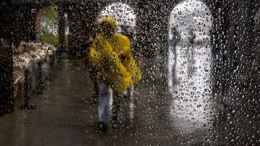 rain wednesday seattle halloween...