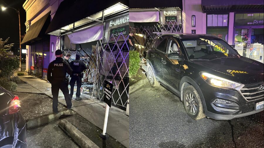 Burglars use stolen Hyundai in smash-and-grab robbery...