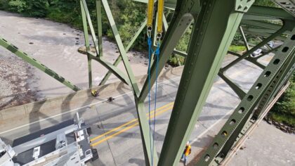 White River Bridge remains closed after semi-truck collision, 38-mile detour in place
