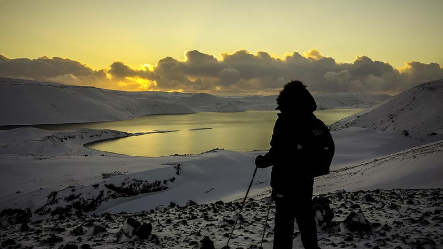 Photo: A winter sunrise....