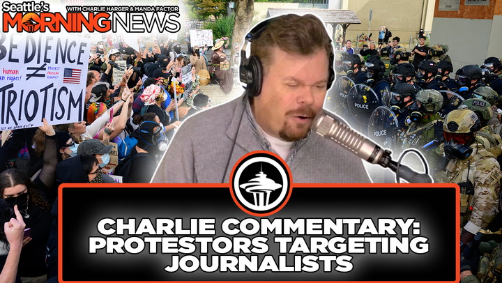 Watch Protestors Targeting Journalists 